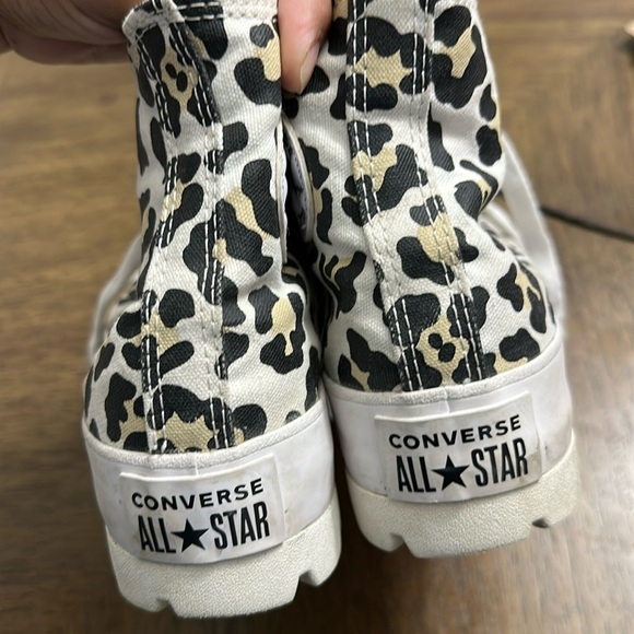 Converse Chuck Taylor All Star Leopard Lugged Platform High Top Canvas Womens 6 - Picture 6 of 12
